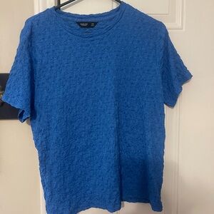 Textured Blue  women’s Shirt